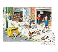 Il disastro vento cassa vendita garage Puzzle in Legno Impermeabile Puzzles Da 1000 Pezzi Regali Per Adulti Impossibili Giochi Di Impegnativi