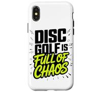 Il disc golf è pieno di caos Festival all'aperto dei giocato Custodia per iPhone X/XS