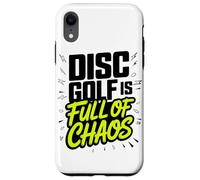 Il disc golf è pieno di caos Festival all'aperto dei giocato Custodia per iPhone XR