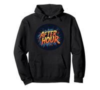 Il discorso After Hour scorre con vibrazioni notturne Felpa con Cappuccio