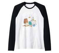 Il discorso è Il Mio Impasto - Main Goose Baker Pun SLP Maglia con Maniche Raglan