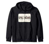 Il discorso onesto inizia con il costume di Spill the Beans Felpa con Cappuccio