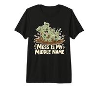 Il disordine è Il Mio Secondo Nome Muddy Pig Umorismo Maglietta Premium