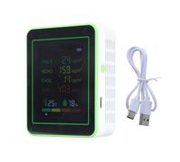 Il dispositivo completo di misurazione dell'analisi dell'ispettore dell'aria rileva il tester di formaldeide di umidità di temperatura di CO2 TVOC e formaldeide