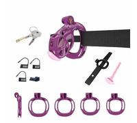 Il Dispositivo di bloccaggio della Gabbia da Uomo Viola può Essere Combinato con la Cintura di Assistenza per l'esercizio Fisico (D1Z)