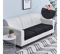 Il divano, Copridivano elasticizzato con fondo elastico antiscivolo, 65-95 cm, nero(Pink,1seat-x(65-95cm))