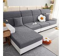 Il divano, Copridivano elasticizzato in jacquard for cuscino singolo, multicolore, diverse misure(Greyb,Headrest-S)