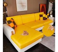 Il divano, Copridivano multicolore, diverse misure(Yellow,Chaiselongue-X(165-190cm))