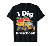 Il divertente autocarro con cassone ribaltabile I Dig Preschool torna a scuola Maglietta