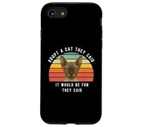 Il divertente gatto Sphynx adotta un gatto, hanno detto umorismo sarcastico Custodia per iPhone SE (2020) / 7 / 8