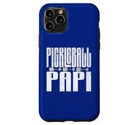 Il divertente giocatore di Pickle Ball Grandpa Baby Reveal Papi Pickleball Custodia per iPhone 11 Pro