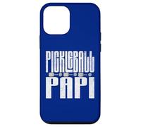 Il divertente giocatore di Pickle Ball Grandpa Baby Reveal Papi Pickleball Custodia per iPhone 12 mini