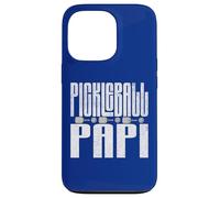 Il divertente giocatore di Pickle Ball Grandpa Baby Reveal Papi Pickleball Custodia per iPhone 13 Pro