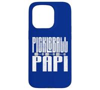 Il divertente giocatore di Pickle Ball Grandpa Baby Reveal Papi Pickleball Custodia per iPhone 15 Pro