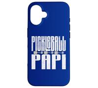Il divertente giocatore di Pickle Ball Grandpa Baby Reveal Papi Pickleball Custodia per iPhone 16