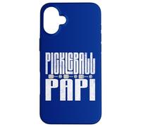 Il divertente giocatore di Pickle Ball Grandpa Baby Reveal Papi Pickleball Custodia per iPhone 16 Plus