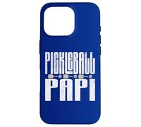 Il divertente giocatore di Pickle Ball Grandpa Baby Reveal Papi Pickleball Custodia per iPhone 16 Pro