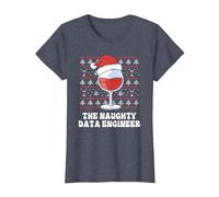 Il Divertente Natale di Naughty Data Engineer Maglietta, Donna, Pervinca, 3XL