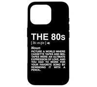 Il dizionario degli anni '80 Festa del ritorno agli anni '80 Custodia per iPhone 16 Pro