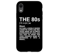 Il dizionario degli anni '80 Festa del ritorno agli anni '80 Custodia per iPhone XR