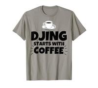 Il djing Inizia con Il caffè Maglietta