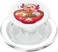 Il dolce Axolotl mangia le tagliatelle di ramen Axolotl PopSockets PopGrip per MagSafe