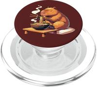 Il dolce Capibara mangia i noodles Ramen Capibara Ramen PopSockets PopGrip per MagSafe