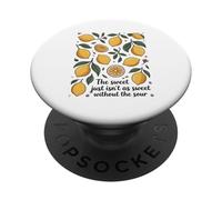 Il dolce non è così dolce senza l'amante del limone acido PopSockets PopGrip Adesivo