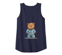 Il Dolce Sonno Ti aspetta con Questo Costume da Orso Pigiama Canotta, Donna, Navy, XL