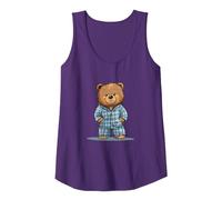 Il Dolce Sonno Ti aspetta con Questo Costume da Orso Pigiama Canotta, Donna, Viola, L
