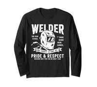 Il Dolore del Saldatore è Reale Che Quelle cicatrici Sono State guadagnate Orgoglio di Saldatura Maglia a Manica