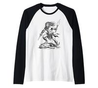 Il dominio del Demone Maglia con Maniche Raglan