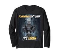 Il dominio Non è Dato è Stato preso Y2k Alpha Wolf Meme Maglia a Manica