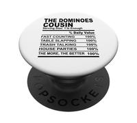 Il domino cugino nutrizione fatto divertente cugini uomini donne PopSockets PopGrip Adesivo