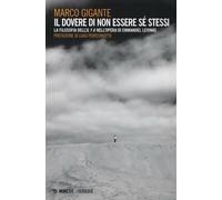 Il dovere di non essere se stessi. La filosofia dell'«Il y a» nell'opera d...