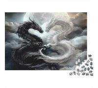 Il drago mitologico Puzzles 1000 Pezzi In Stampa Ad Alta Definizione, Un Premium Jigsaw Puzzle Per Enigma Di Allenamento Alla Concentrazione, Ideale Per Tempo Libero, Regalo D'Annivers