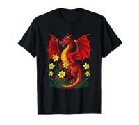 Il Drago Rosso Era in Mezzo ai narcisi Maglietta