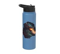 Il drago sputafuoco oscuro Stainless Steel Insulated Water Bottle