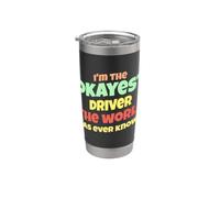 Il driver più buono che il mondo abbia mai conosciuto driver divertente Bicchiere termico in acciaio inox doppia parete