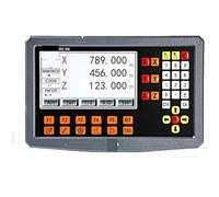 Il DRO LCD a 2 assi a 3 assi imposta il display di lettura digitale con il righello di vetro a griglia lineare in for il tornio della fresatrice(200mm,3 Axis DRO Kit)