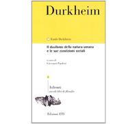 Il dualismo della natura umana e le sue condizioni sociali