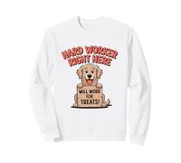 Il Duro Lavoratore Proprio Qui lavorerà per i dolcetti Felpa