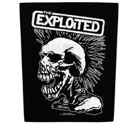 Il Exploited Vintage Teschio Retro Toppa Punk Mohawk XL Dtg Stampato Cucire