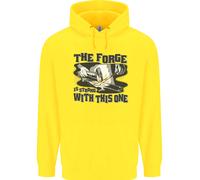 Il Fabbro La Fucina È Forte Con Questo Hoodie Per Bambini