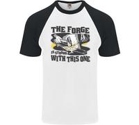 Il Fabbro La Fucina È Forte Con Questo Uno T-Shirt Da Baseball S/S Per Uomo