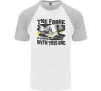 Il Fabbro La Fucina È Forte Con Questo Uno T-Shirt Da Baseball S/S Per Uomo
