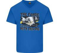 Il Fabbro La Fucina È Forte Con Questo Uno T-Shirt In Cotone A V Per Uomo