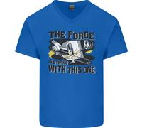 Il Fabbro La Fucina È Forte Con Questo Uno T-Shirt In Cotone A V Per Uomo