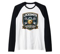 Il fabbro Protegge ciò Che Conta la Maggior Parte dei Lockpick da fabbro Maglia con Maniche Raglan