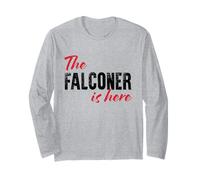 Il falconiere è Qui - Divertente Maglia a Manica
